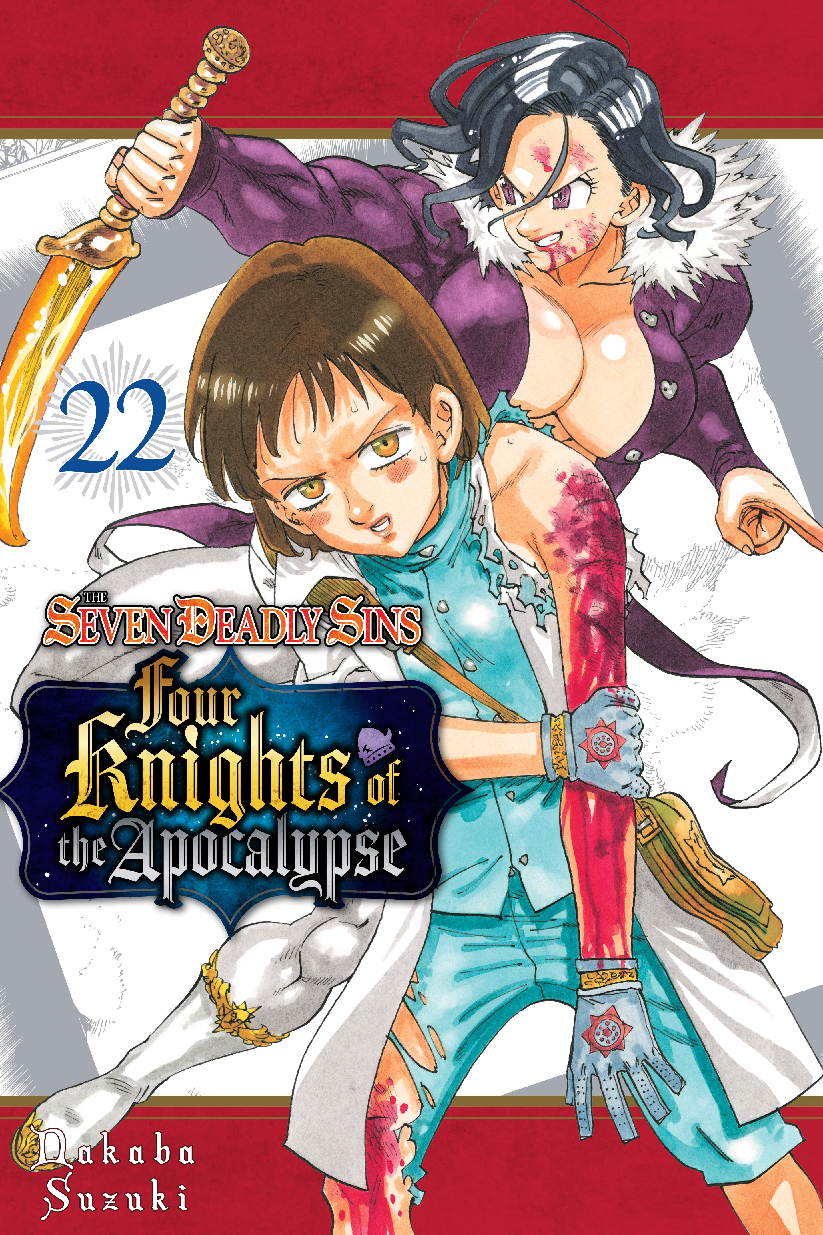 The Seven Deadly Sins Vol. 22: Four Knights of the Apocalypse (Kodansha, 2026) cover